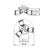 https://design-led.fr/ Luminaire mural et plafonnier DERATO 3xE14 Noir 74,70&nbsp;€ 74,70&nbsp;€ 35644