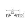 https://design-led.fr/ Luminaire mural et plafonnier DERATO 2xE14 Noir 49,80&nbsp;€ 49,80&nbsp;€ 35642