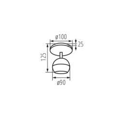https://design-led.fr/ Luminaire mural ou plafonnier GALOBA 1xGU10 Blanc 25,50&nbsp;€ 25,50&nbsp;€ 33670