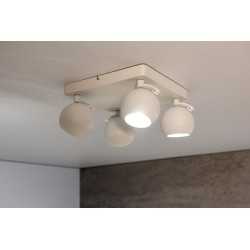 https://design-led.fr/ Luminaire mural ou plafonnier GALOBA 4xGU10 Blanc 107,40&nbsp;€ 107,40&nbsp;€ 33678
