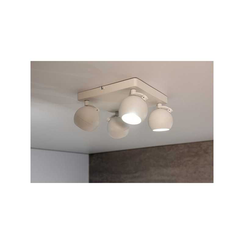 https://design-led.fr/ Luminaire mural ou plafonnier GALOBA 4xGU10 Blanc 107,40&nbsp;€ 107,40&nbsp;€ 33678