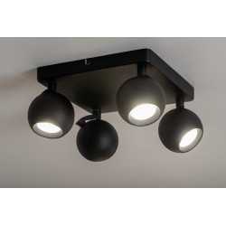 https://design-led.fr/ Luminaire mural ou plafonnier GALOBA 4xGU10 Noir 107,40&nbsp;€ 107,40&nbsp;€ 33679