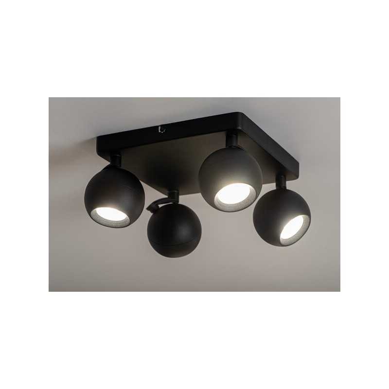 https://design-led.fr/ Luminaire mural ou plafonnier GALOBA 4xGU10 Noir 107,40&nbsp;€ 107,40&nbsp;€ 33679