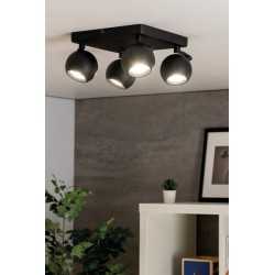 https://design-led.fr/ Luminaire mural ou plafonnier GALOBA 4xGU10 Noir 107,40&nbsp;€ 107,40&nbsp;€ 33679