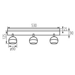 https://design-led.fr/ Luminaire mural ou plafonnier GALOBA 3xGU10 Noir 79,30&nbsp;€ 79,30&nbsp;€ 33677