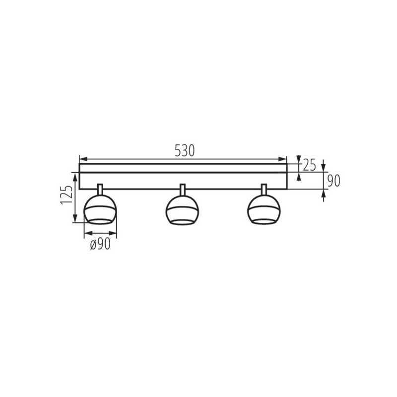 https://design-led.fr/ Luminaire mural ou plafonnier GALOBA 3xGU10 Noir 79,30&nbsp;€ 79,30&nbsp;€ 33677