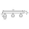 https://design-led.fr/ Luminaire mural ou plafonnier GALOBA 3xGU10 Noir 79,30&nbsp;€ 79,30&nbsp;€ 33677