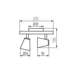 https://design-led.fr/ Luminaire mural ou plafonnier ENALI Noir 2xGU10 24,70&nbsp;€ 24,70&nbsp;€ 28763