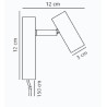 https://design-led.fr/ OMARI applique murale Blanc 3.2W 2700K Ø 3cm 54,90&nbsp;€ 54,90&nbsp;€ 2112231001