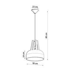 https://design-led.fr/ Lampe pendante CASCO noir/blanc E27 73,80&nbsp;€ 73,80&nbsp;€ SL.0389