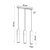https://design-led.fr/ Lampe pendante BORGIO 3L béton blanc 3xGU10 137,30&nbsp;€ 137,30&nbsp;€ SL.0649