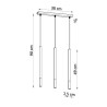 https://design-led.fr/ Lampe suspendue MOZAICA 3L noir/chrome 3xG9 97,70&nbsp;€ 97,70&nbsp;€ SL.0886