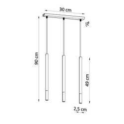 https://design-led.fr/ Lampe suspendue MOZAICA 3L noir/doré 3xG9 97,70&nbsp;€ 97,70&nbsp;€ SL.0892