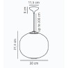 https://design-led.fr/ Navone 30 Suspension Blanc E27 219,00&nbsp;€ 219,00&nbsp;€ 2220443001