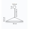 https://design-led.fr/ Hill 85 Suspension Blanc E27 299,00&nbsp;€ 299,00&nbsp;€ 2220103060