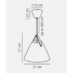 https://design-led.fr/ Strap 27 Suspension Blanc E27 179,00&nbsp;€ 179,00&nbsp;€ 84333001