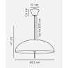 https://design-led.fr/ Versale 50 Suspension Blanc E27 249,00&nbsp;€ 249,00&nbsp;€ 2220053001