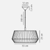 https://design-led.fr/ Dicte 53 Suspension Blanc E27 139,90&nbsp;€ 139,90&nbsp;€ 2112373001