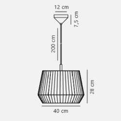 https://design-led.fr/ Dicte 40 Suspension Blanc E27 109,90&nbsp;€ 109,90&nbsp;€ 2112353001