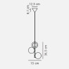 https://design-led.fr/ Lilly Suspension Noir 3xE14 134,90&nbsp;€ 134,90&nbsp;€ 48603003