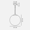 https://design-led.fr/ Grant 35 Suspension Laiton E27 139,90&nbsp;€ 139,90&nbsp;€ 2010573035