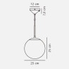 https://design-led.fr/ Grant 25 Suspension Laiton E27 69,90&nbsp;€ 69,90&nbsp;€ 2010563035