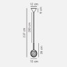 https://design-led.fr/ Chisell 15 Suspension Laiton E14 44,90&nbsp;€ 44,90&nbsp;€ 2312053035