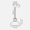 https://design-led.fr/ Dial 25 Suspension Blanc E27 49,90&nbsp;€ 49,90&nbsp;€ 2213333001