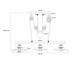 https://design-led.fr/ Lampe Suspendue Pusaka 3 x E27 noir 166,00&nbsp;€ 166,00&nbsp;€ C142939