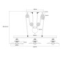 https://design-led.fr/ Lampe Suspendue Pusaka 3 x E27 noir 166,00&nbsp;€ 166,00&nbsp;€ C142939