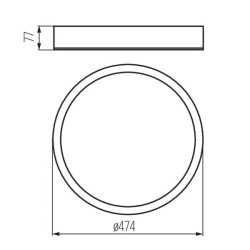 https://design-led.fr/ Plafonnier JASMIN Ø 474 3xE27 blanc mat 133,60&nbsp;€ 133,60&nbsp;€ 23128