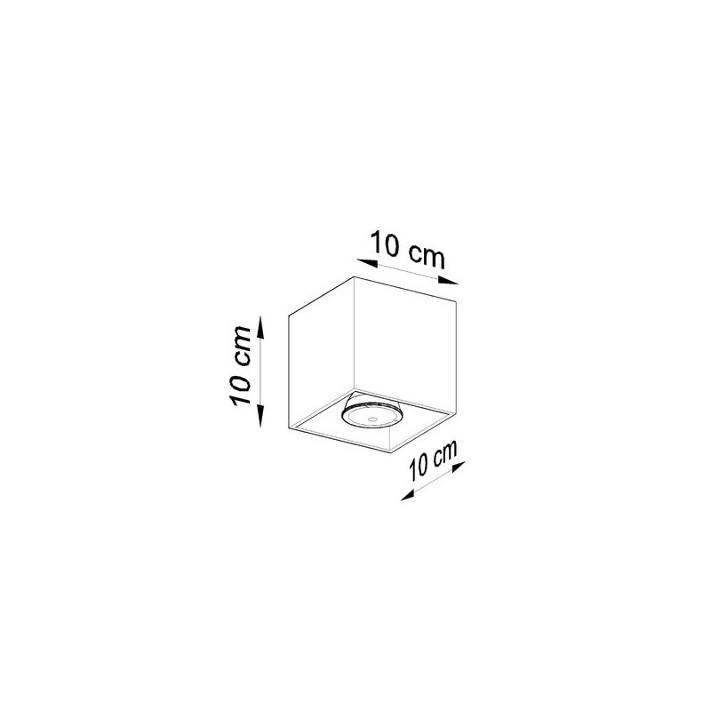 https://design-led.fr/ Plafonnier QUAD 1 gris GU10 34,20&nbsp;€ 34,20&nbsp;€ SL.0024