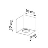 https://design-led.fr/ Plafonnier QUAD 1 gris GU10 34,20&nbsp;€ 34,20&nbsp;€ SL.0024