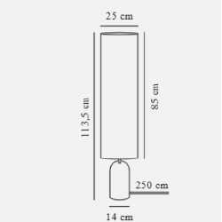 https://design-led.fr/ Talli Lampe à poser Noir E27 164,00&nbsp;€ 164,00&nbsp;€ 2420054018