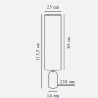 https://design-led.fr/ Talli Lampe à poser Noir E27 164,00&nbsp;€ 164,00&nbsp;€ 2420054018