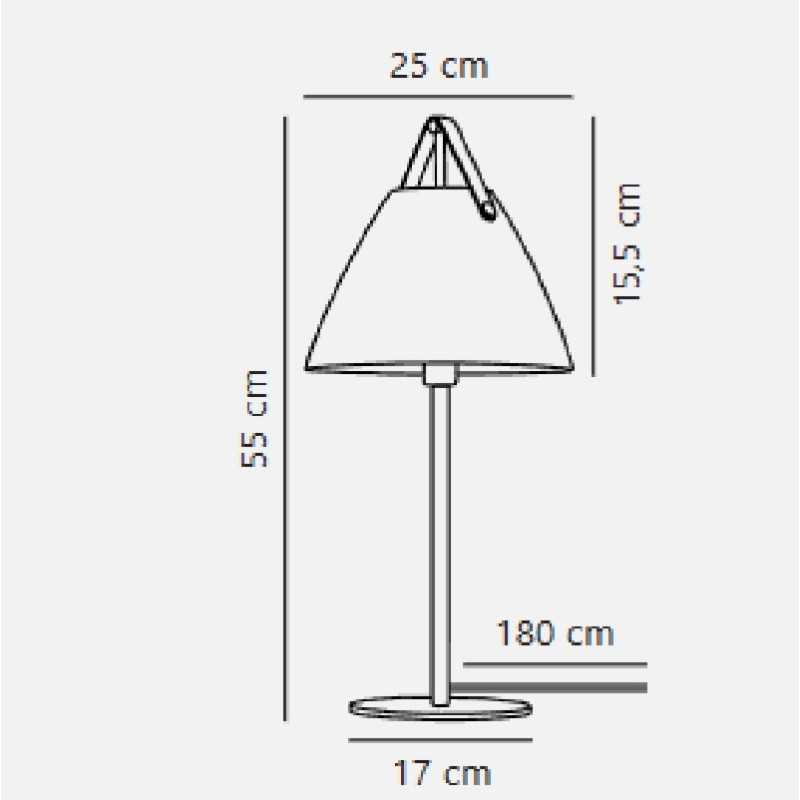 https://design-led.fr/ Strap Lampe à poser Blanc E27 169,00&nbsp;€ 169,00&nbsp;€ 46205001