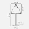 https://design-led.fr/ Strap Lampe à poser Blanc E27 169,00&nbsp;€ 169,00&nbsp;€ 46205001