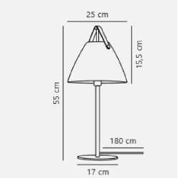 https://design-led.fr/ Strap Lampe à poser Noir E27 169,00&nbsp;€ 169,00&nbsp;€ 46205003