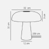 https://design-led.fr/ Glossy Lampe à poser Opale E27 339,00&nbsp;€ 339,00&nbsp;€ 2020505001