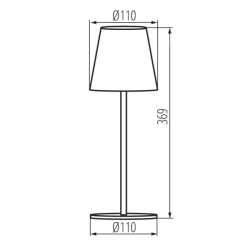 https://design-led.fr/ Lampe de table LED INITA LED IP54 1.2W 3000k rechargeable noir 38,80&nbsp;€ 38,80&nbsp;€ 36321