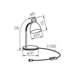 https://design-led.fr/ Lampe de bureau ZARA argent 1xE14 23,10&nbsp;€ 23,10&nbsp;€ 7560