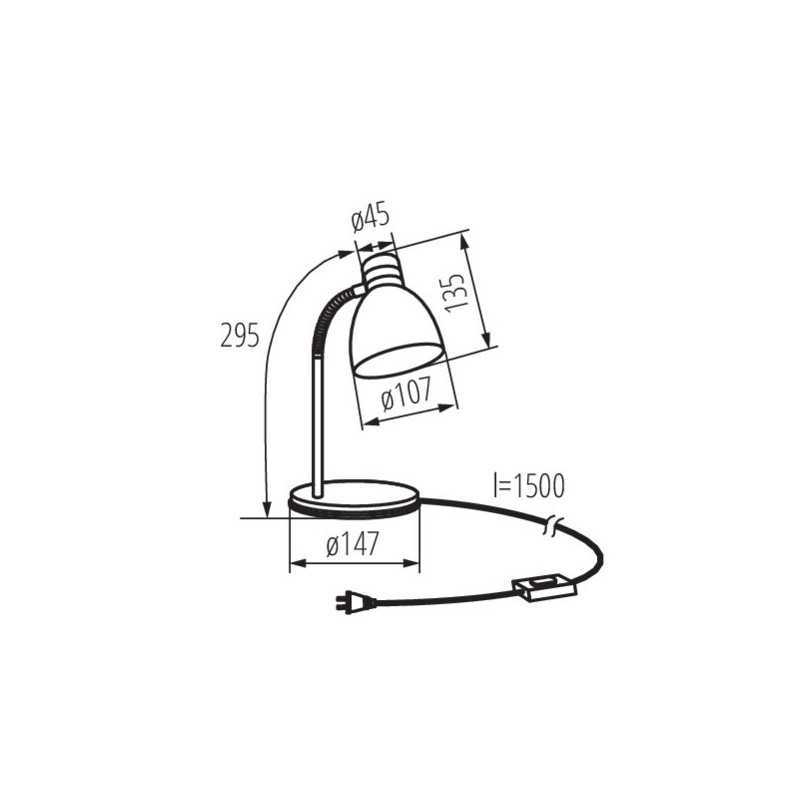 https://design-led.fr/ Lampe de bureau ZARA argent 1xE14 23,10&nbsp;€ 23,10&nbsp;€ 7560