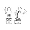https://design-led.fr/ Lampe de bureau SUZI rose 1xE27 19,00&nbsp;€ 19,00&nbsp;€ 7153