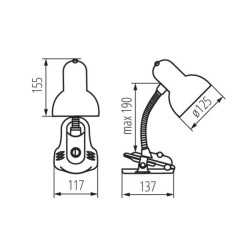 https://design-led.fr/ Lampe de bureau SUZI bleu 1xE27 19,80&nbsp;€ 19,80&nbsp;€ 7152