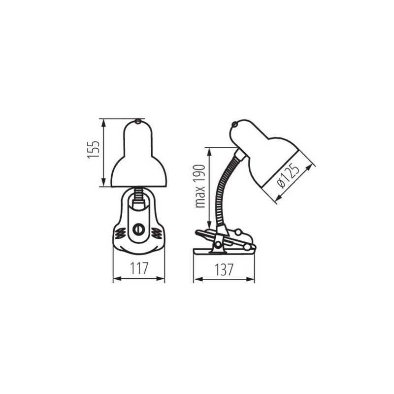 https://design-led.fr/ Lampe de bureau SUZI argent 1xE27 19,80&nbsp;€ 19,80&nbsp;€ 7150