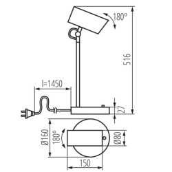https://design-led.fr/ Lampe de bureau AGZAR Blanc 1xE14 59,20&nbsp;€ 59,20&nbsp;€ 36251