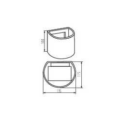 https://design-led.fr/ Applique Murale LED REKA noir 7W 4000K IP54 41,70&nbsp;€ 41,70&nbsp;€ 28991