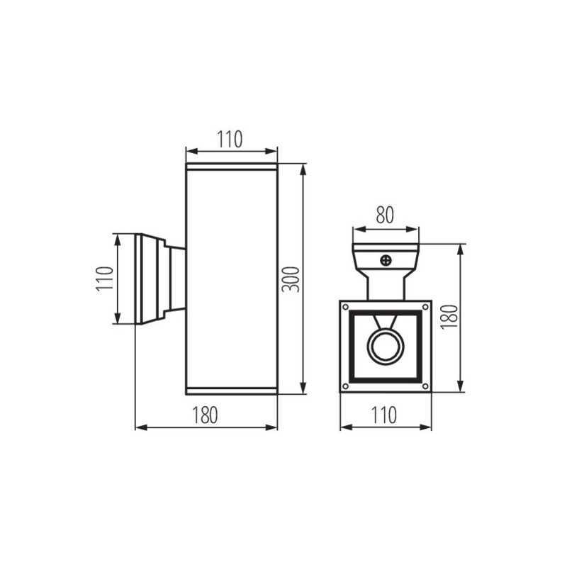 https://design-led.fr/ Applique Murale LART 2xE27 gris anthracite IP54 54,50&nbsp;€ 54,50&nbsp;€ 29833