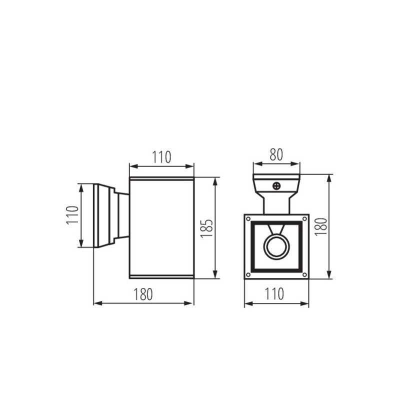 https://design-led.fr/ Applique Murale LART 1xE27 gris anthracite IP54 42,40&nbsp;€ 42,40&nbsp;€ 29832