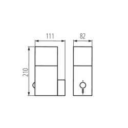 https://design-led.fr/ Luminaire extérieur & détecteur 1xE27 VADRA 38,10&nbsp;€ 38,10&nbsp;€ 29011